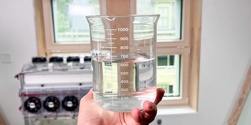Water in beaker