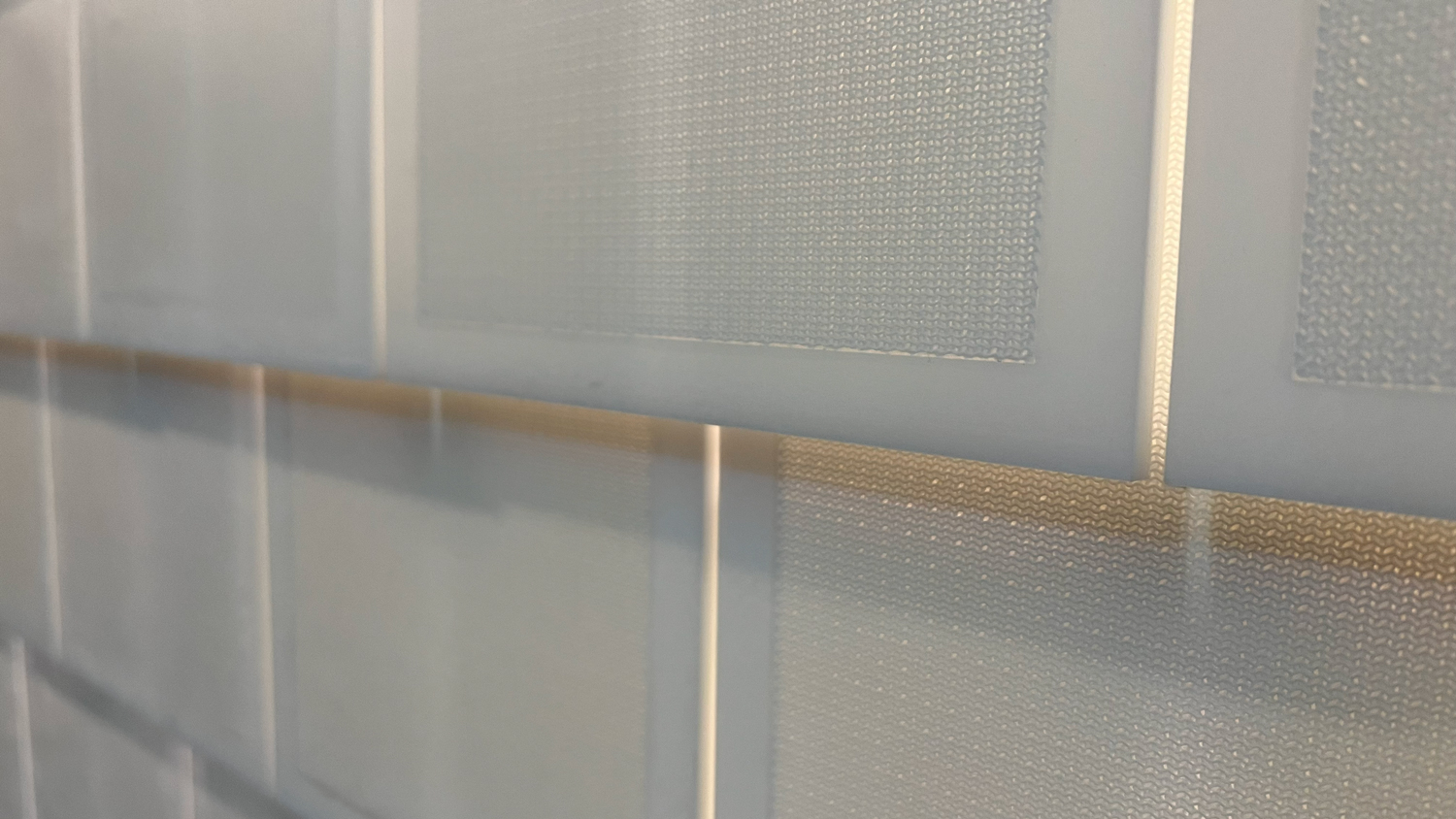 Detail shot of dehumidification tiles