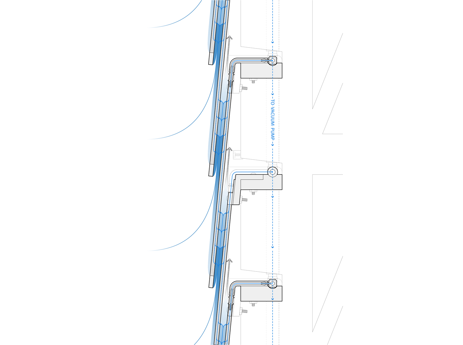Section diagram of dehumidification system