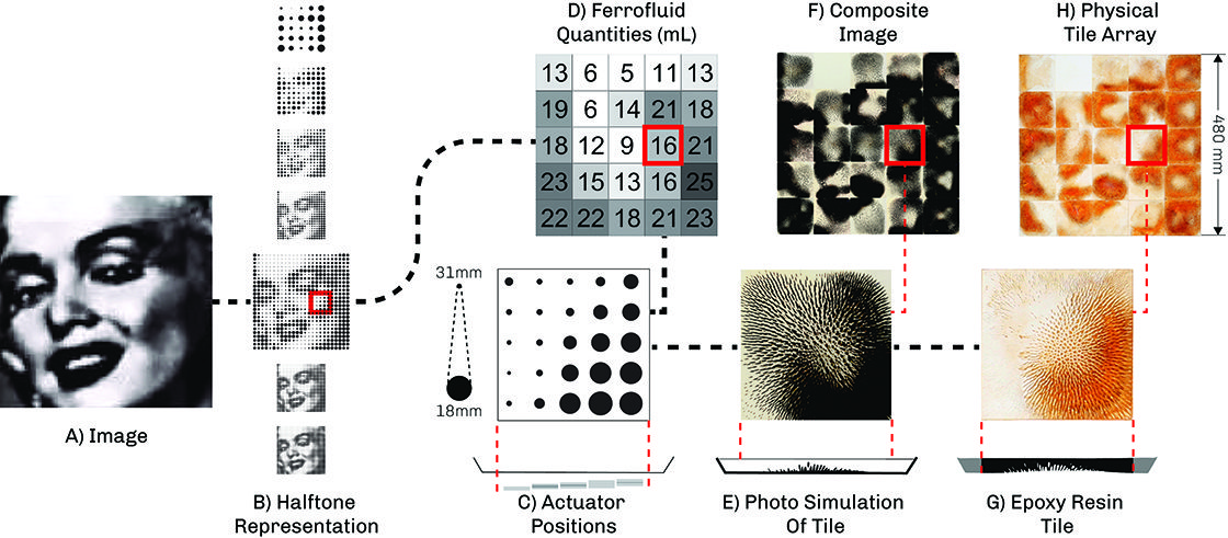 Picture showing the simulation process