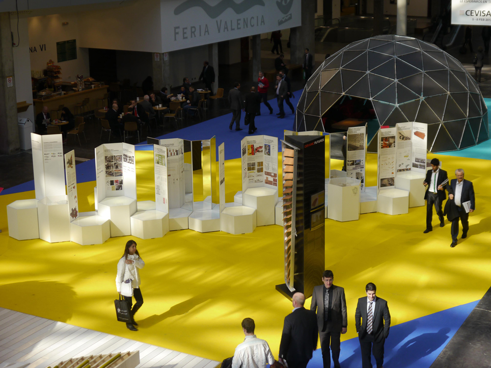 Photo of the Ceramics Future project at Cevisama 2012