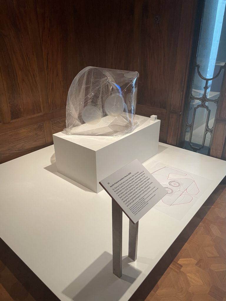 Picture of the Apollo Isolation Hood on display