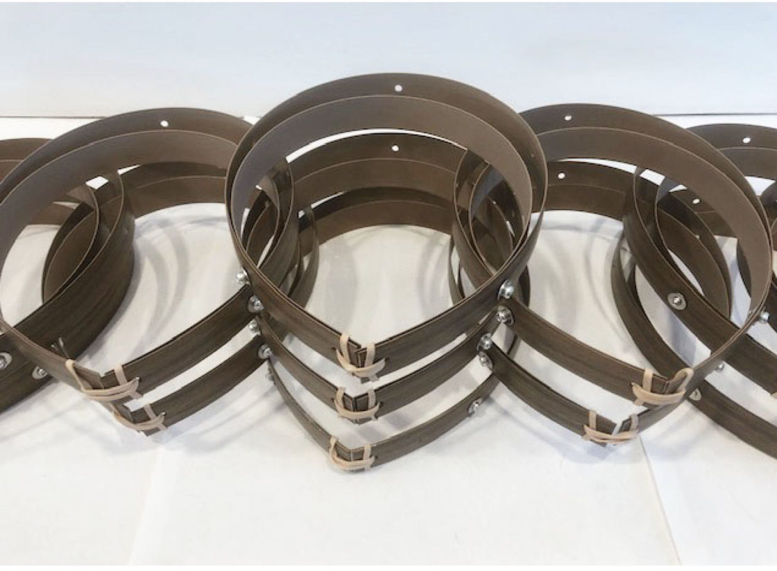 Picture of components of the face shield