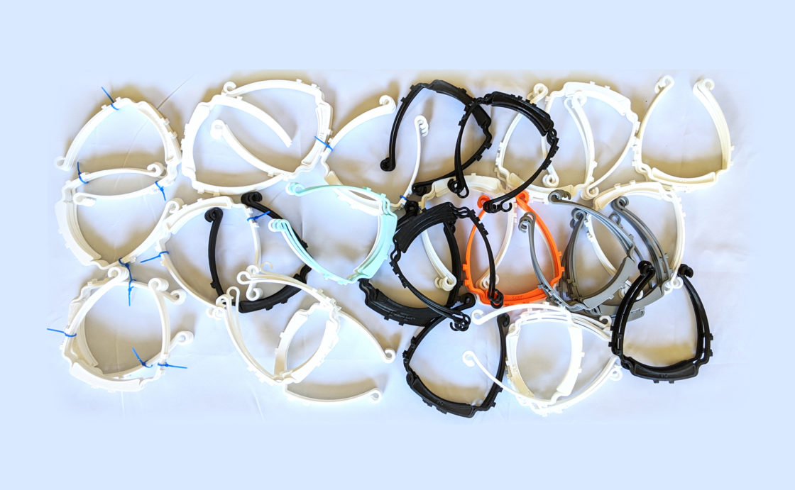 Picture of the face shields