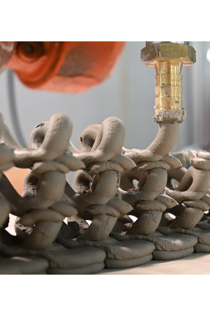 Photo of lattice being printed