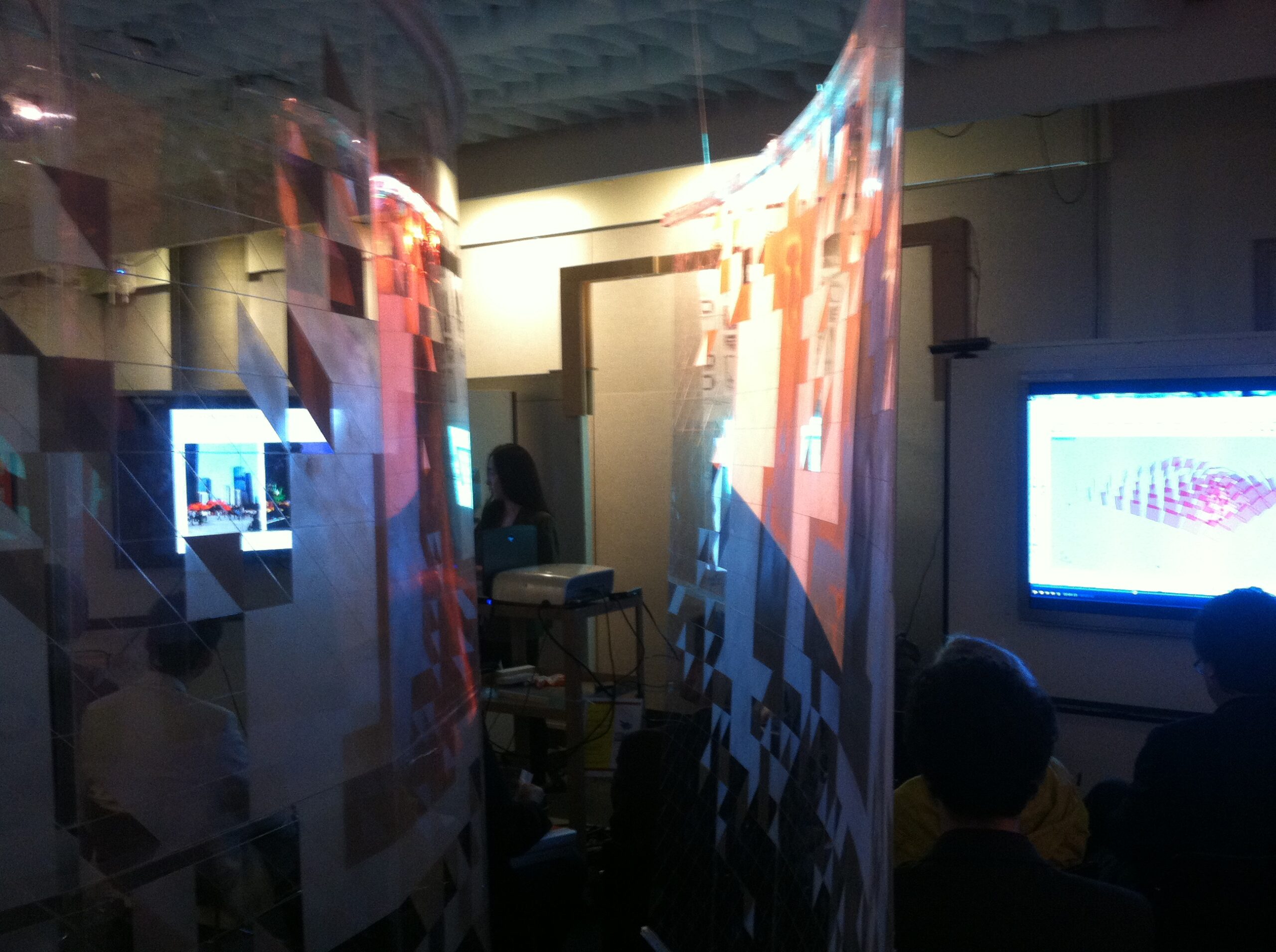 a projection installation