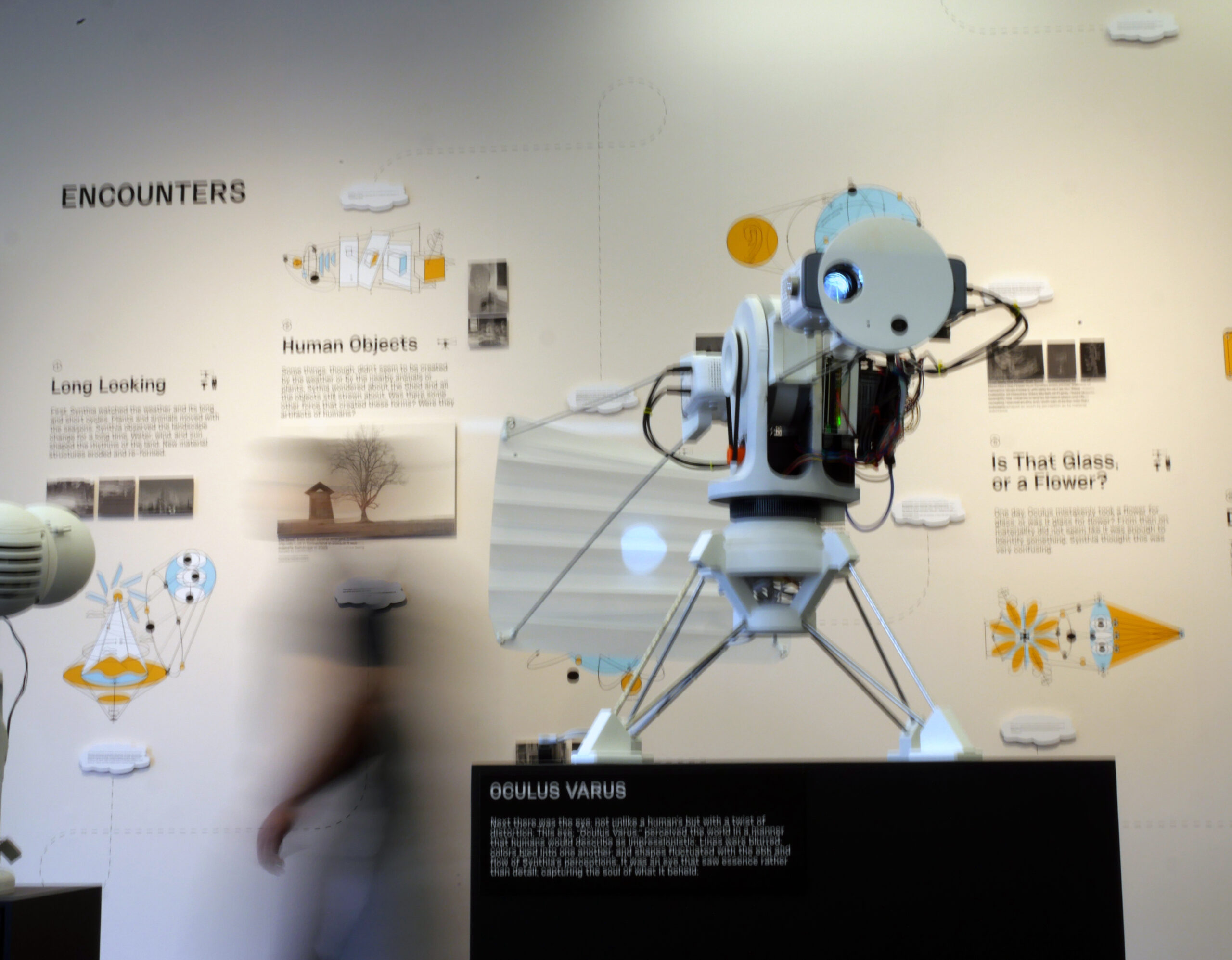 Machine on display in the exhibition