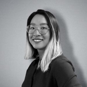 Woman with glasses