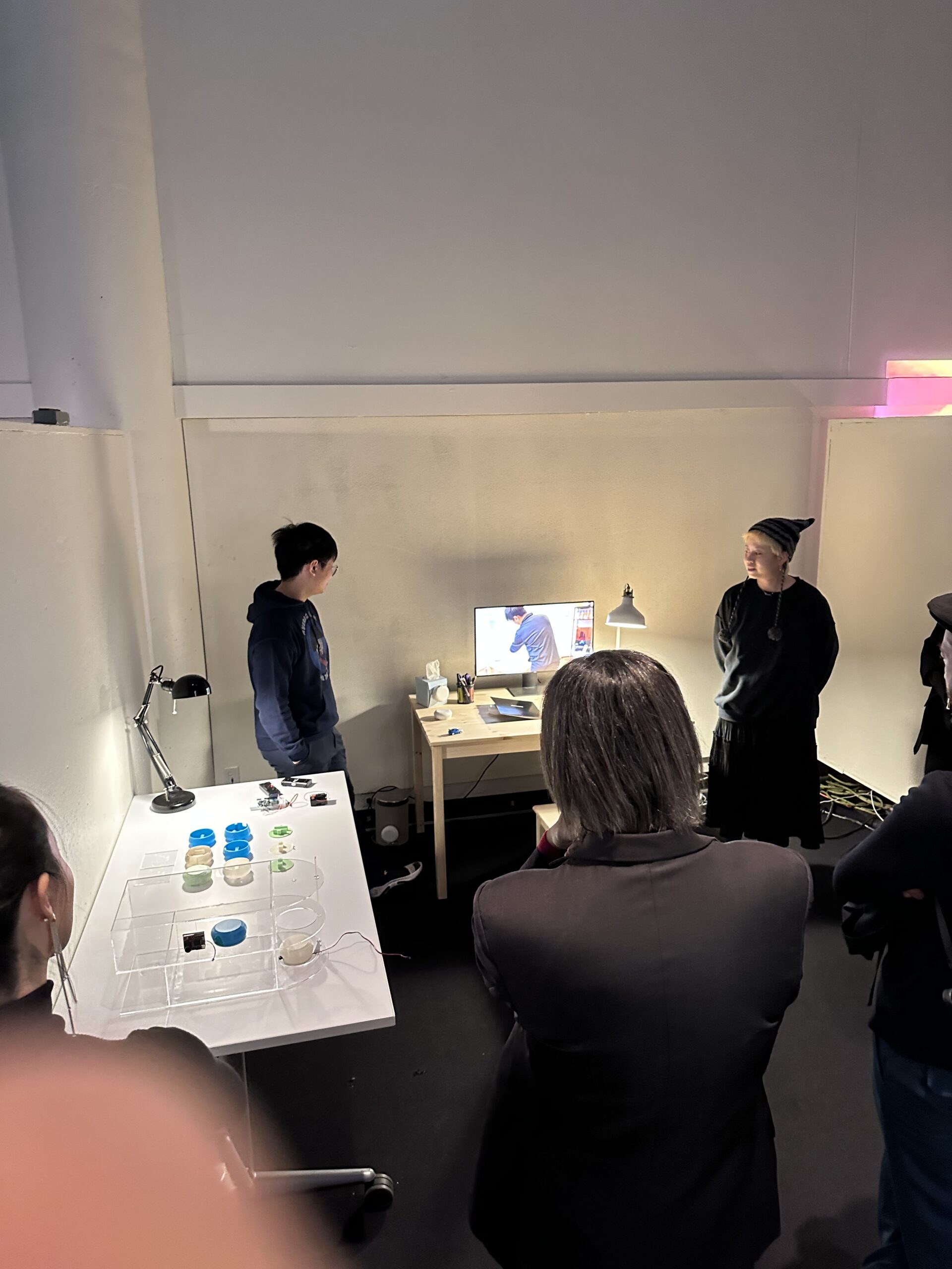 Close up of a group presentation